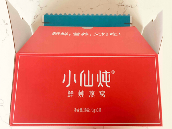 小仙燉鮮燉燕窩使用快樂包波浪可撕拉雙面膠