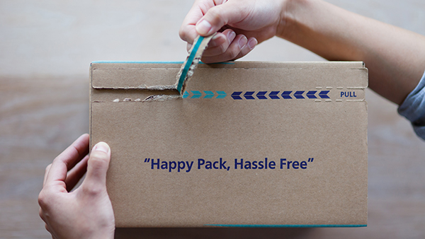 可撕拉快遞箱廠家教你如何選擇紙箱